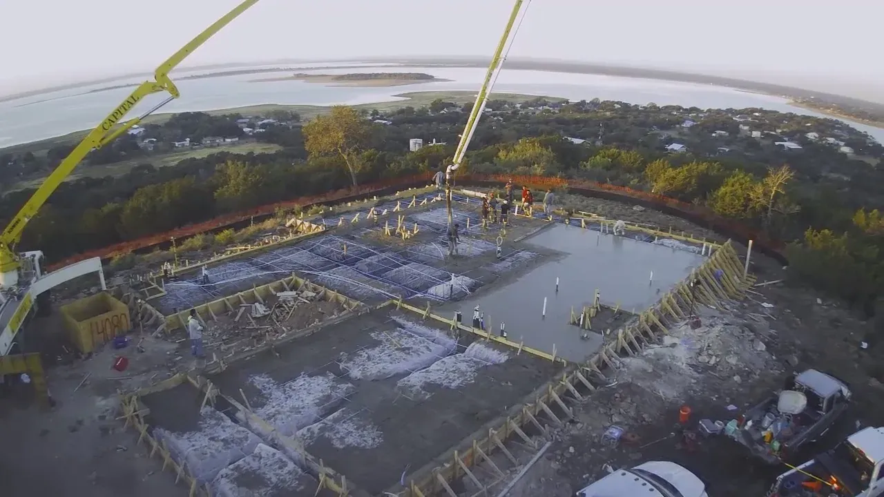 Concrete finishing